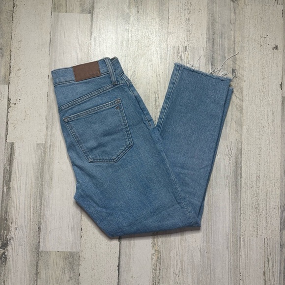 Madewell The Perfect Vintage Distressed Knee Jeans Size 25P - Picture 6 of 7
